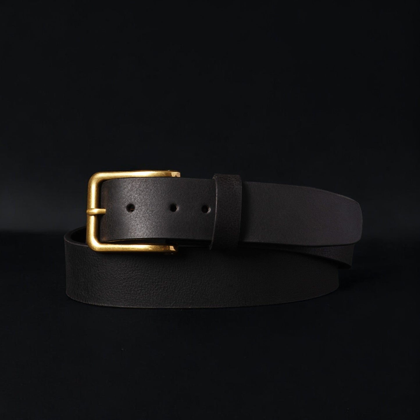 The Alchemist Belt - Brown Leather Belt With Gold-Tone Buckle