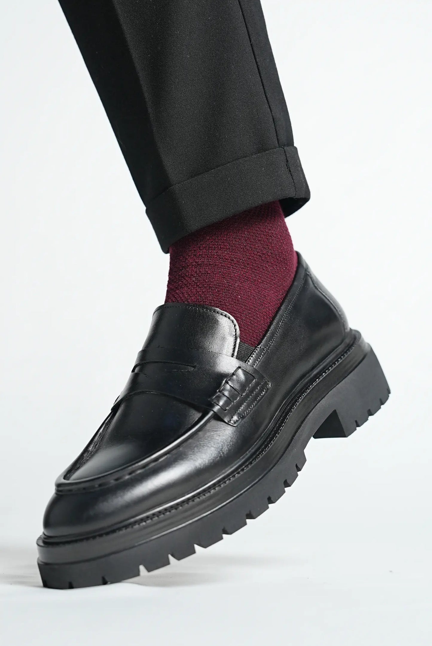 Black Penny Chunky Loafer OS