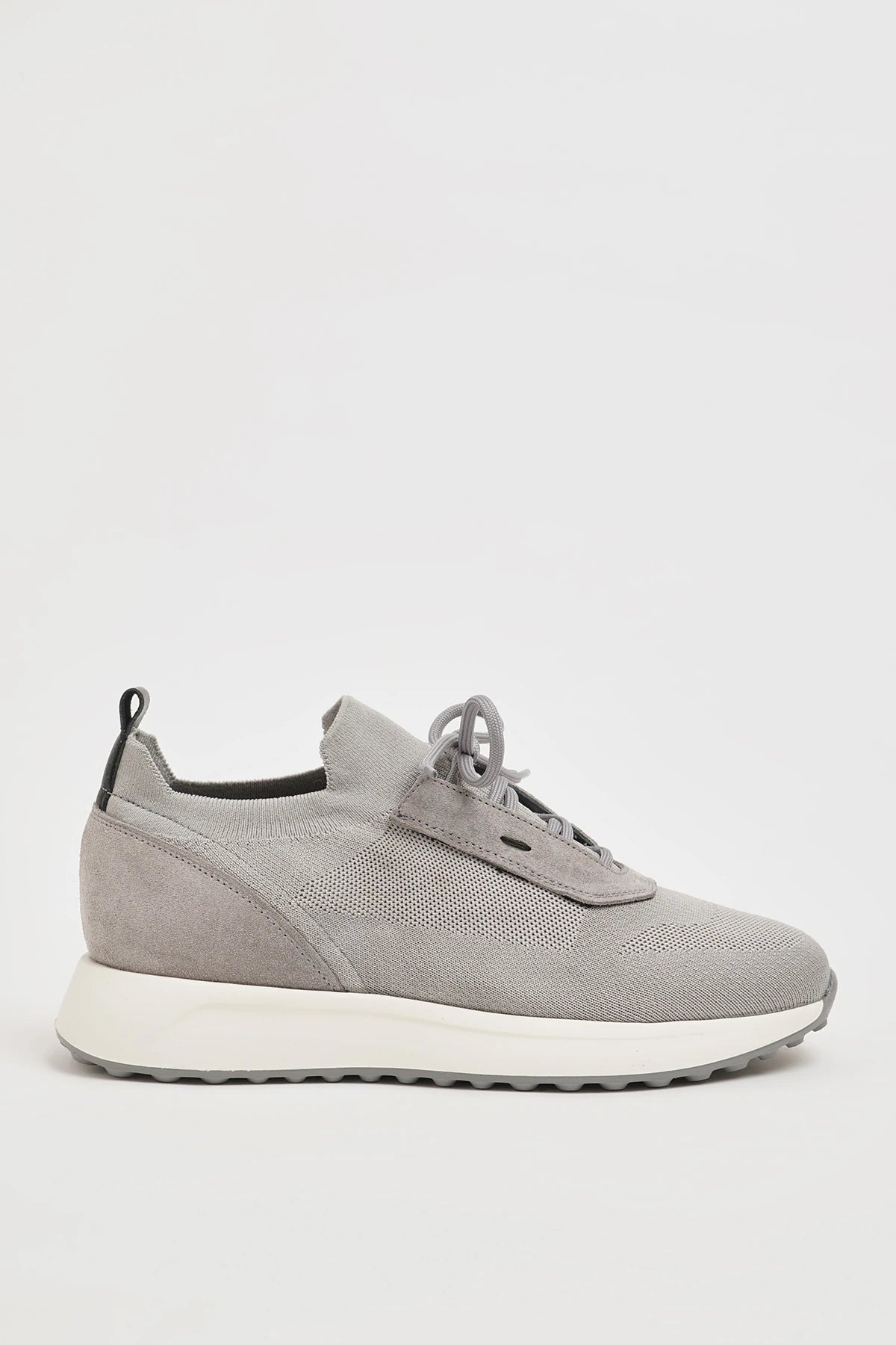 Grey Knitted Tricot Fabric Eva Sole Sneakers