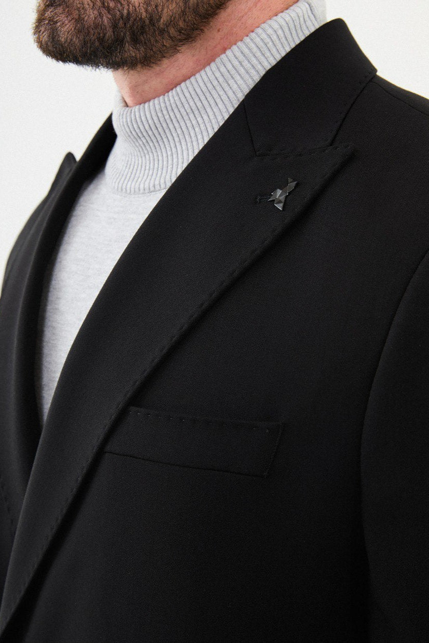 Men's Black Slim Fit Suits