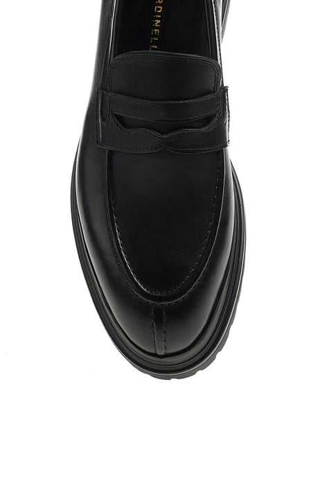 Black High Sole Shoes