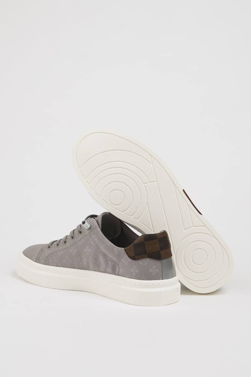 Grey Pattern Sneakers