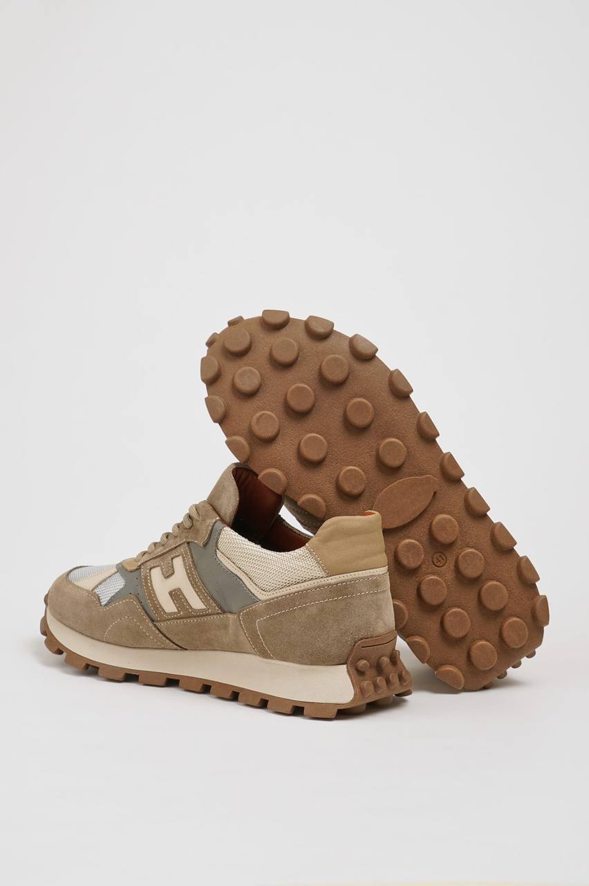 Beige Suede Runners