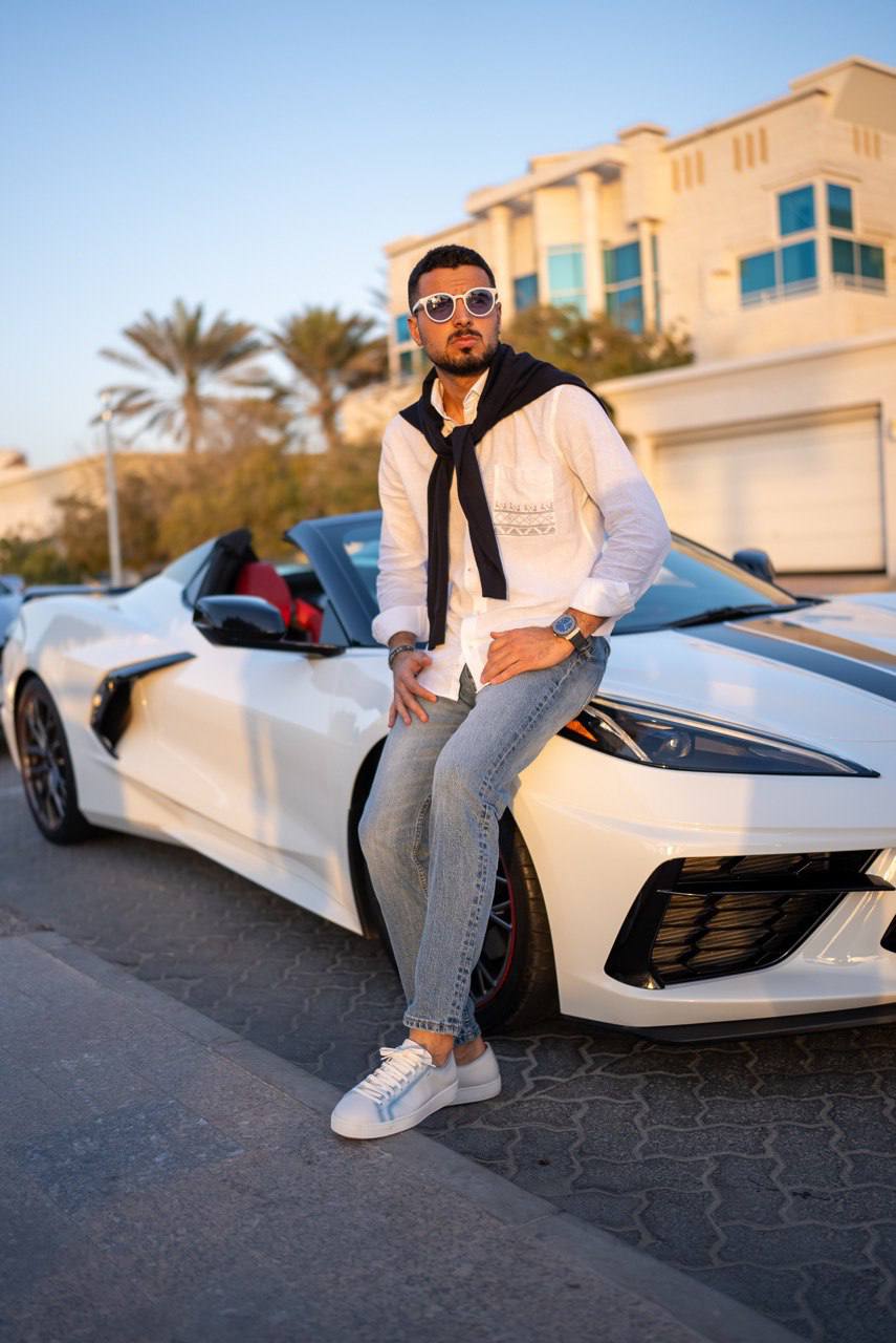 Men's Leather White Sneakers