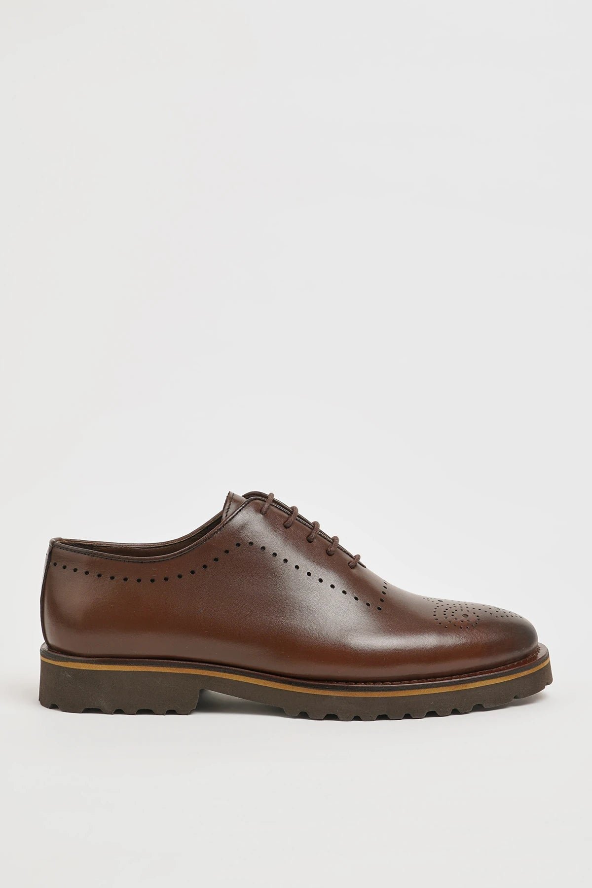 Brown Derby Brogue Laces Shoes