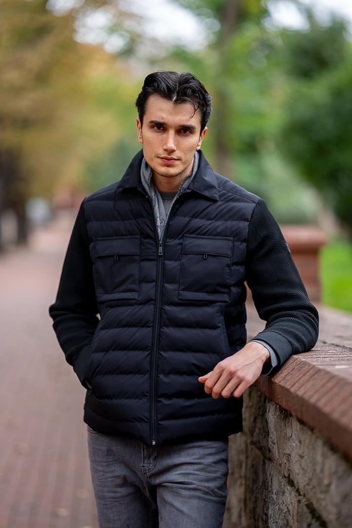 Men's Black Coat SC-236