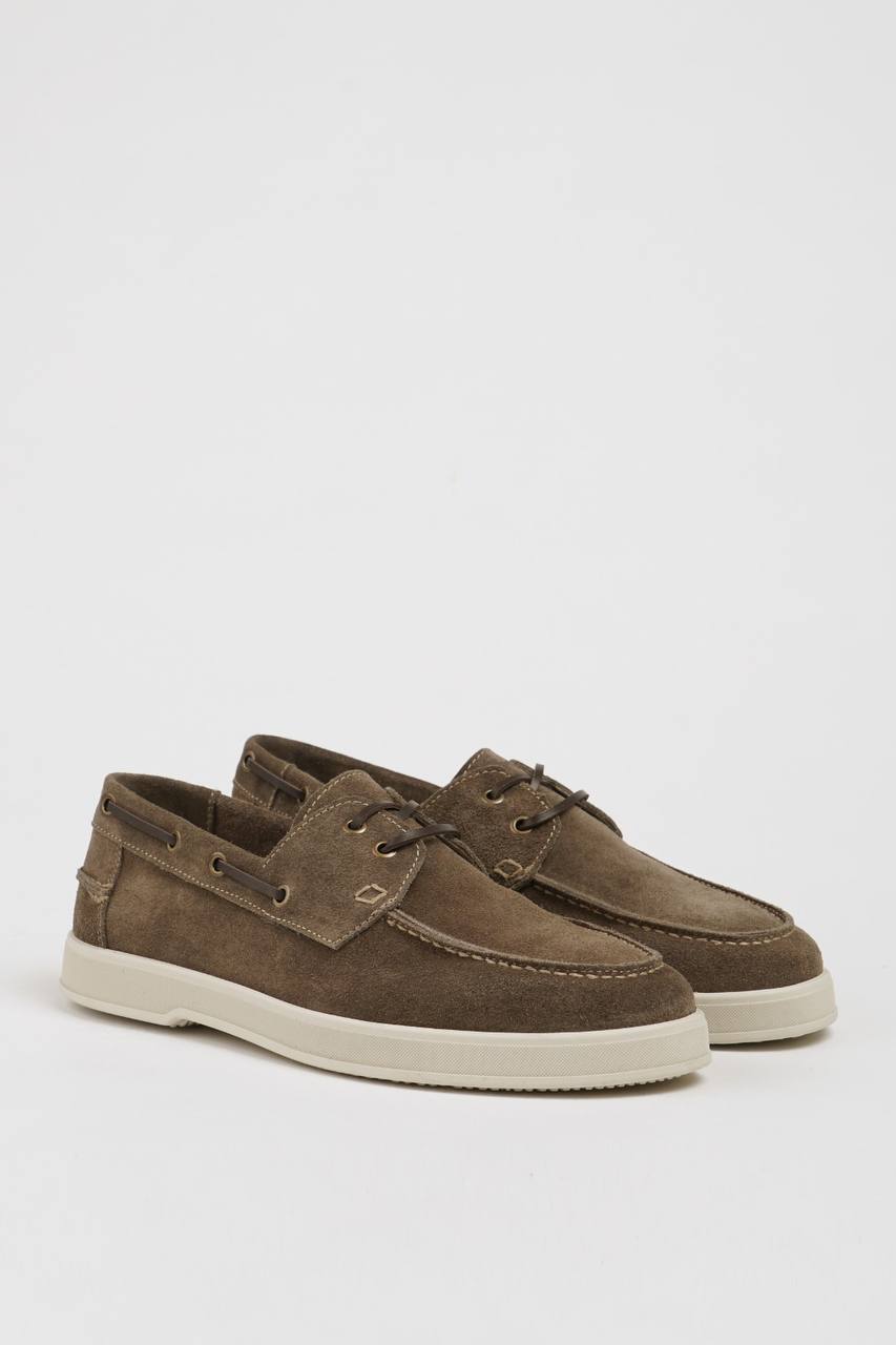 Beige Boat Shoes