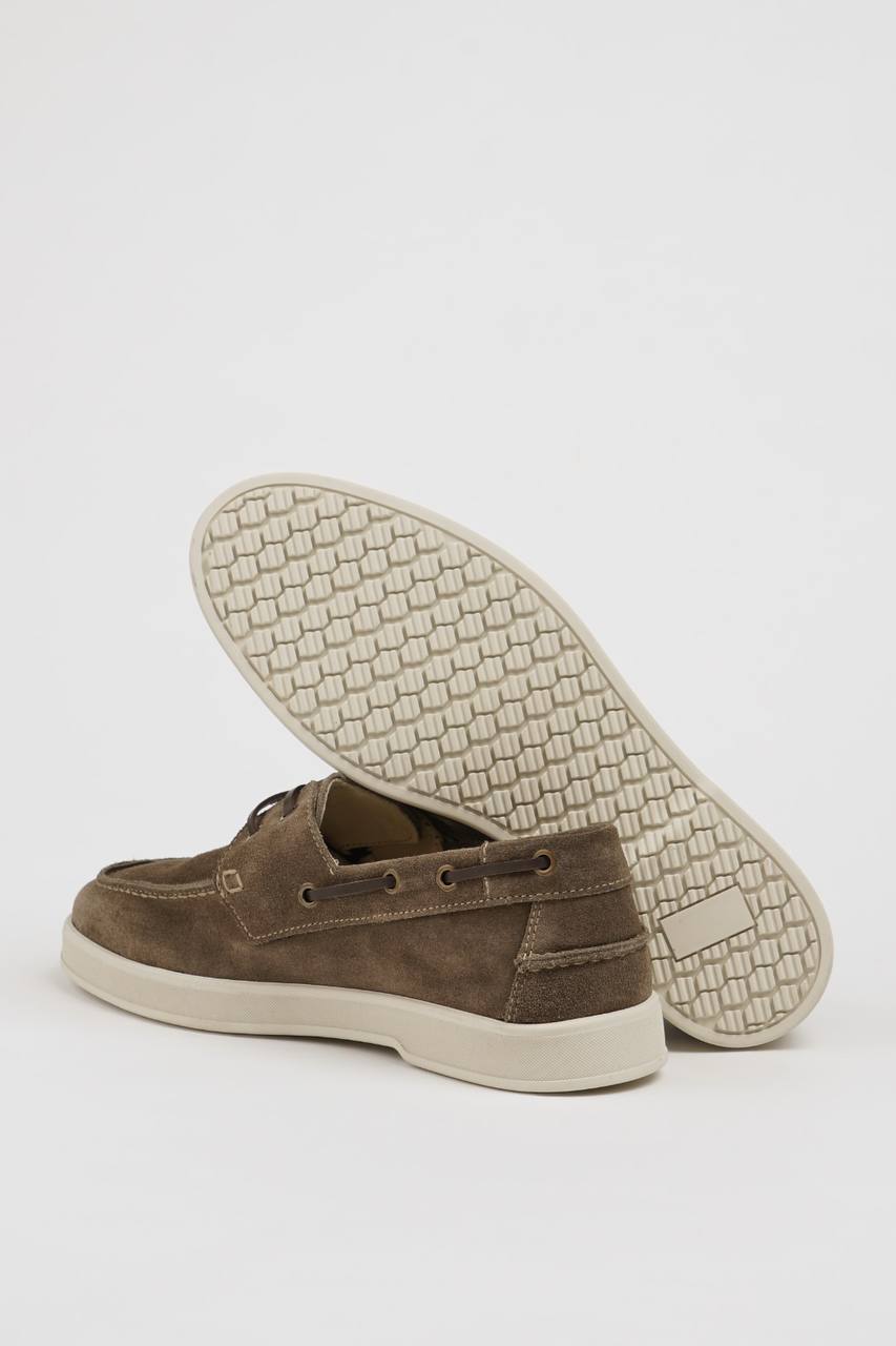 Beige Boat Shoes