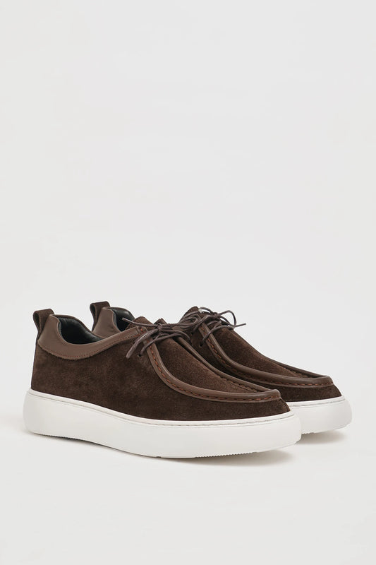 Brown Suede Casual Eva Sole Shoes